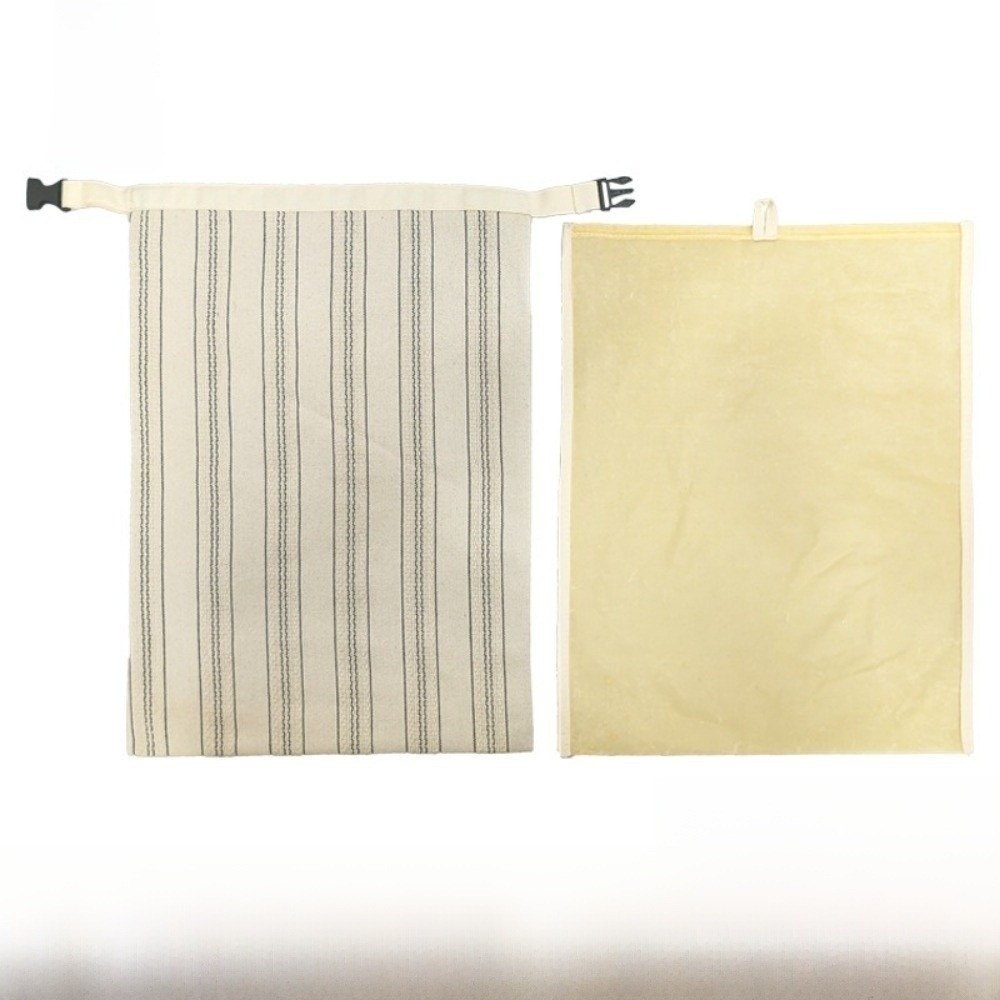 Beeswax Wrap Reusable - Wiederverwendbare Bienenwachs-Brotbeutel Bienenwachs-Beschichtete Bio-Leinen Wiederverwendbare Lebensmittelverpackungsbeutel