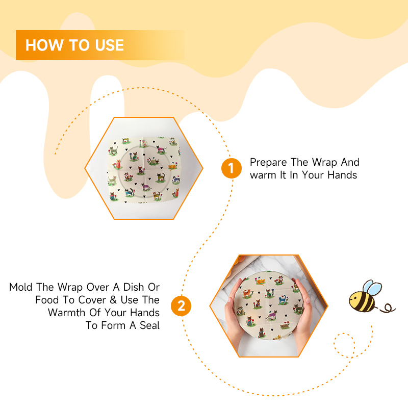 6 Packungen (2S. 2M, 2L) Wiede – Beeswax Wrap Reusable Bewertung und Preis