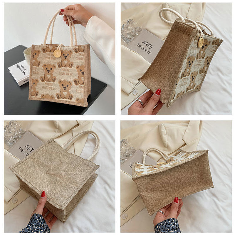 Neue Leinen-Handtasche Tragbar – Linen Bag Bulk Bewertung und Preis