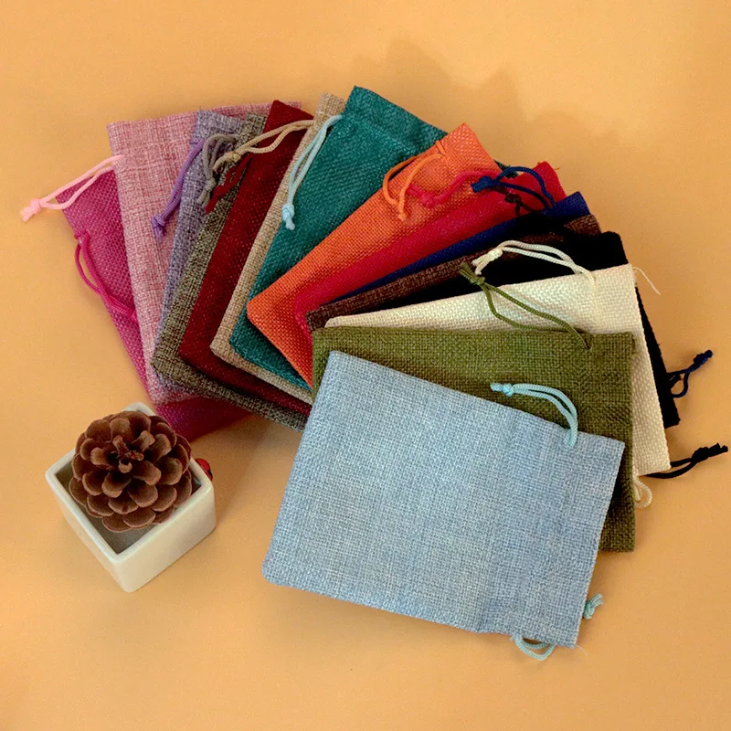 50 Stück/Set 7x9 9x12 10x14 13 – Linen Bag Bulk Bewertung und Preis
