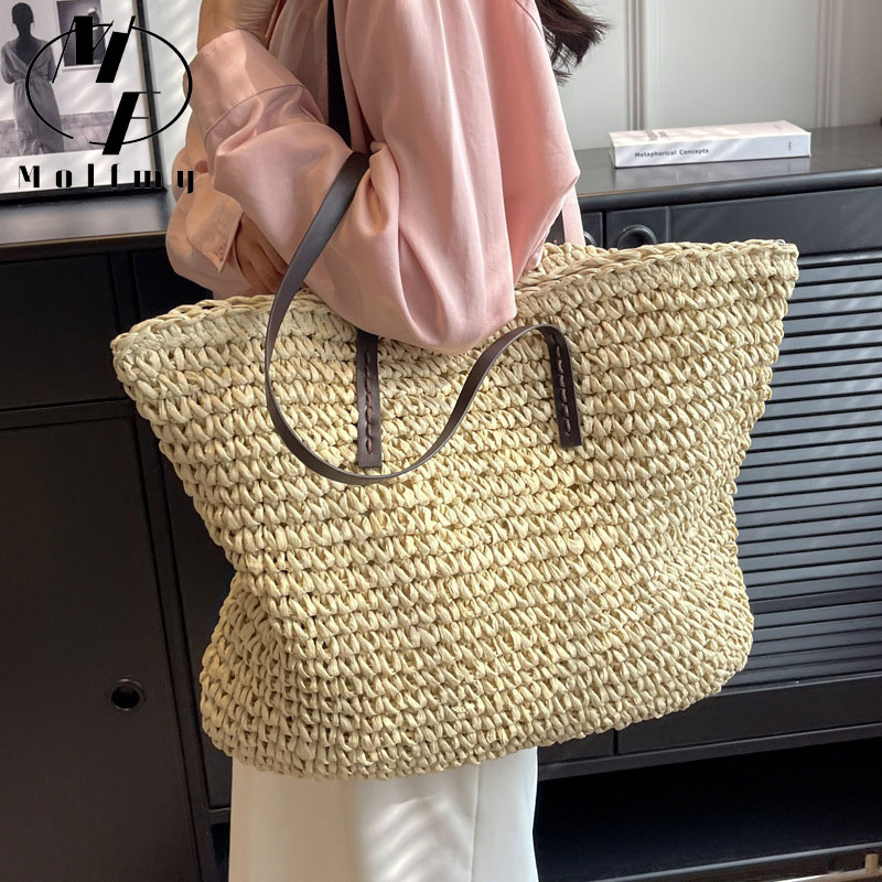 Strohgewebte Tragetaschen, läs – Linen Bag Bulk Bewertung und Preis