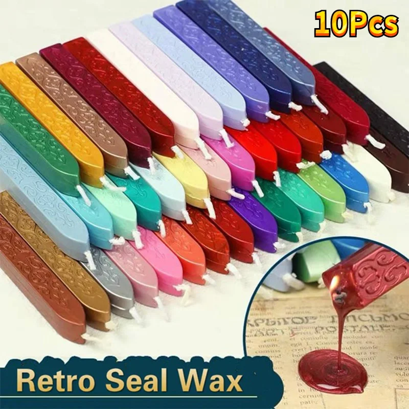 10Pcs Siegellack Sticks Bunte  – Beeswax Wrap Reusable Bewertung und Preis