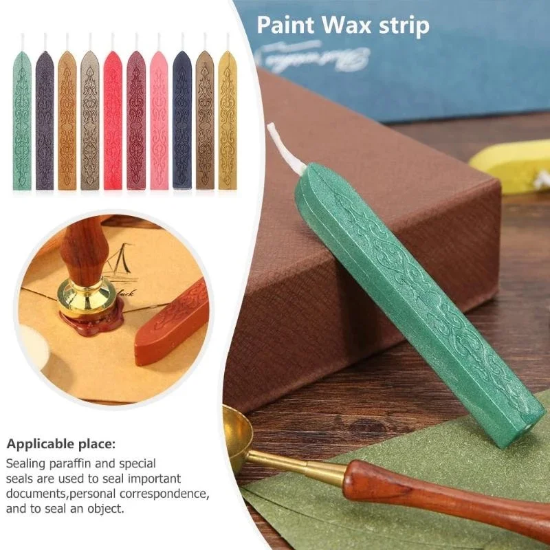 10Pcs Siegellack Sticks Bunte  – Beeswax Wrap Reusable Bewertung und Preis