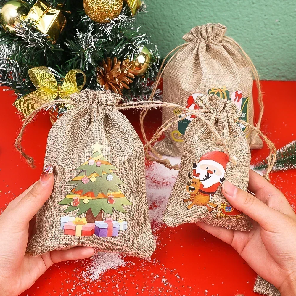 Großhandel Weihnachten Leinen  – Linen Bag Bulk Bewertung und Preis