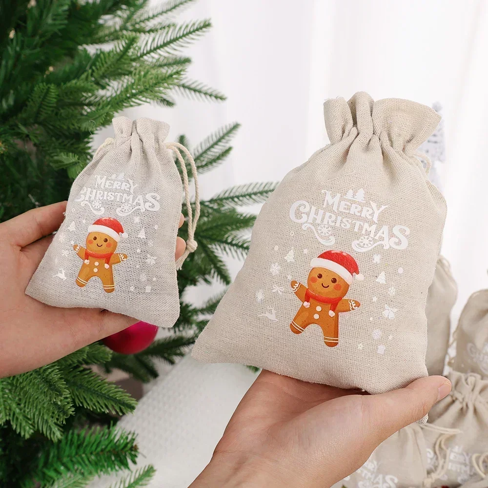 Großhandel Weihnachten Leinen  – Linen Bag Bulk Bewertung und Preis