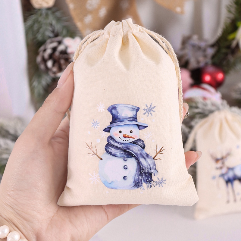 6 Stück Weihnachtliche Leinen- – Linen Bag Bulk Bewertung und Preis