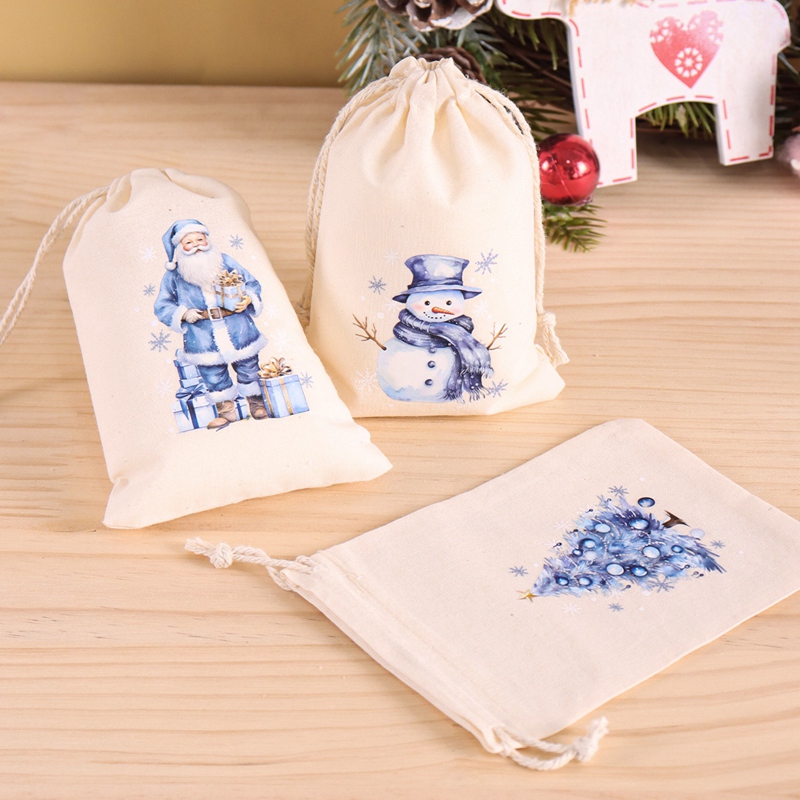 6 Stück Weihnachtliche Leinen- – Linen Bag Bulk Bewertung und Preis